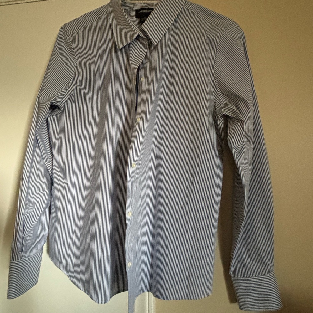 Women’s Blue Striped Shirt